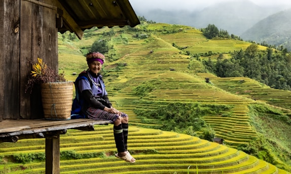 woman in Vietnam pictured during a holiday curated by Francesco Margaretini