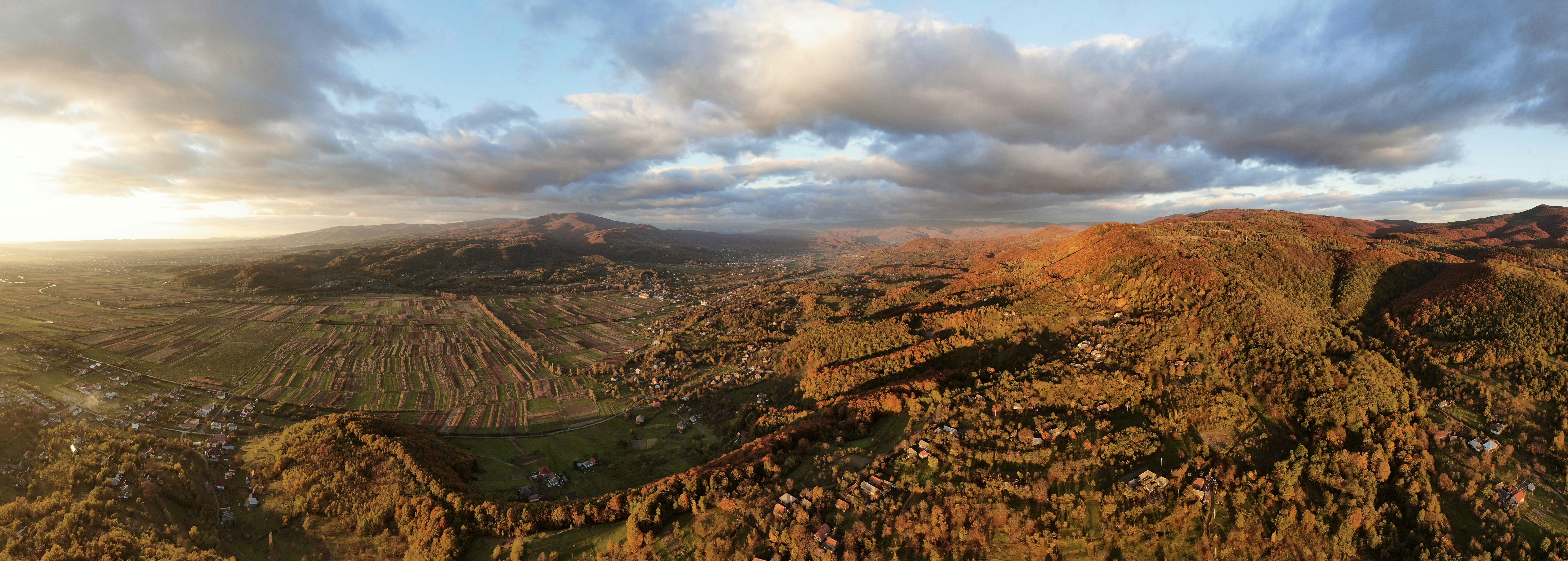 Фотографирование панорамы неба