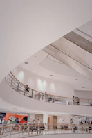 A commercial area with elegant design elements and functional layout, freshly renovated