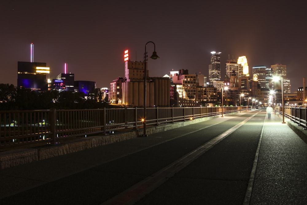 city buildings during night time