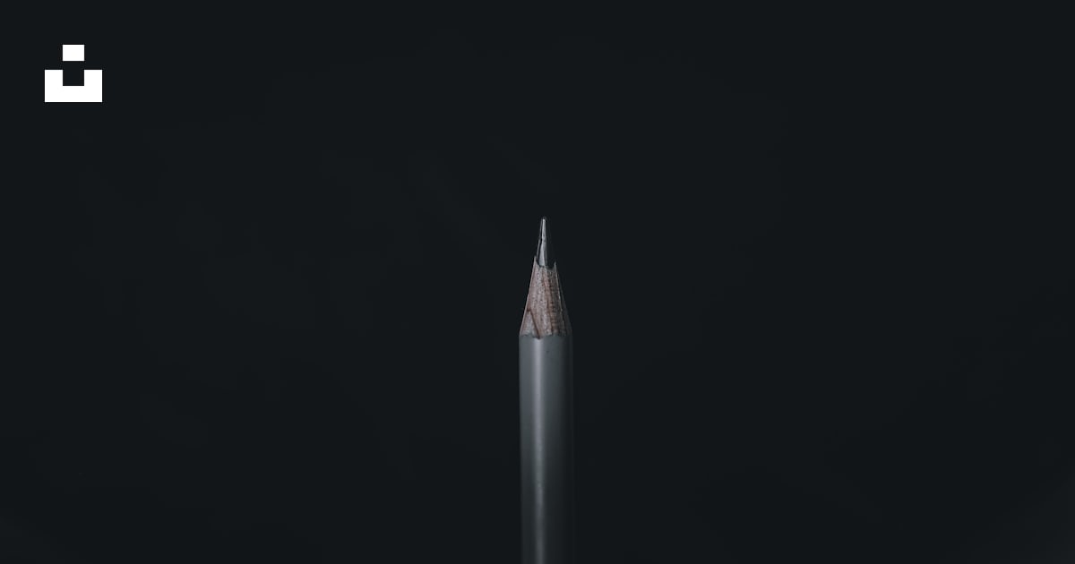 White and black pencil on black background photo – Free Black Image on