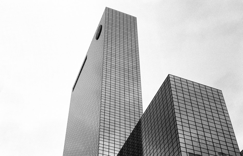 low angle photography of high rise building