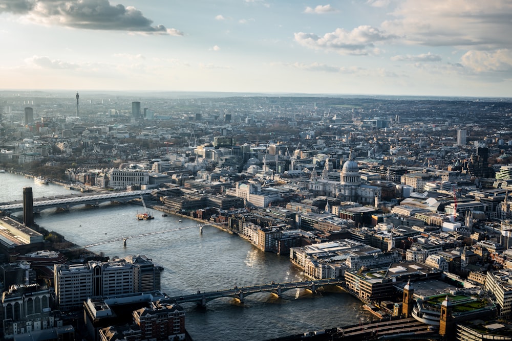 aerial view of city buildings during daytime