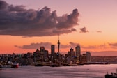city skyline under cloudy sky during daytime