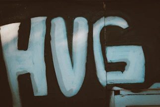 white and black letter b