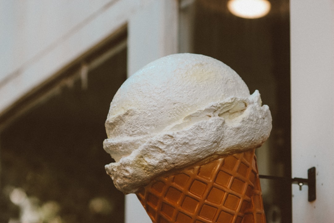 ice cream cone with cone