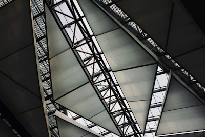 Modern geometric design symbolizing fresh thinking and collaboration.