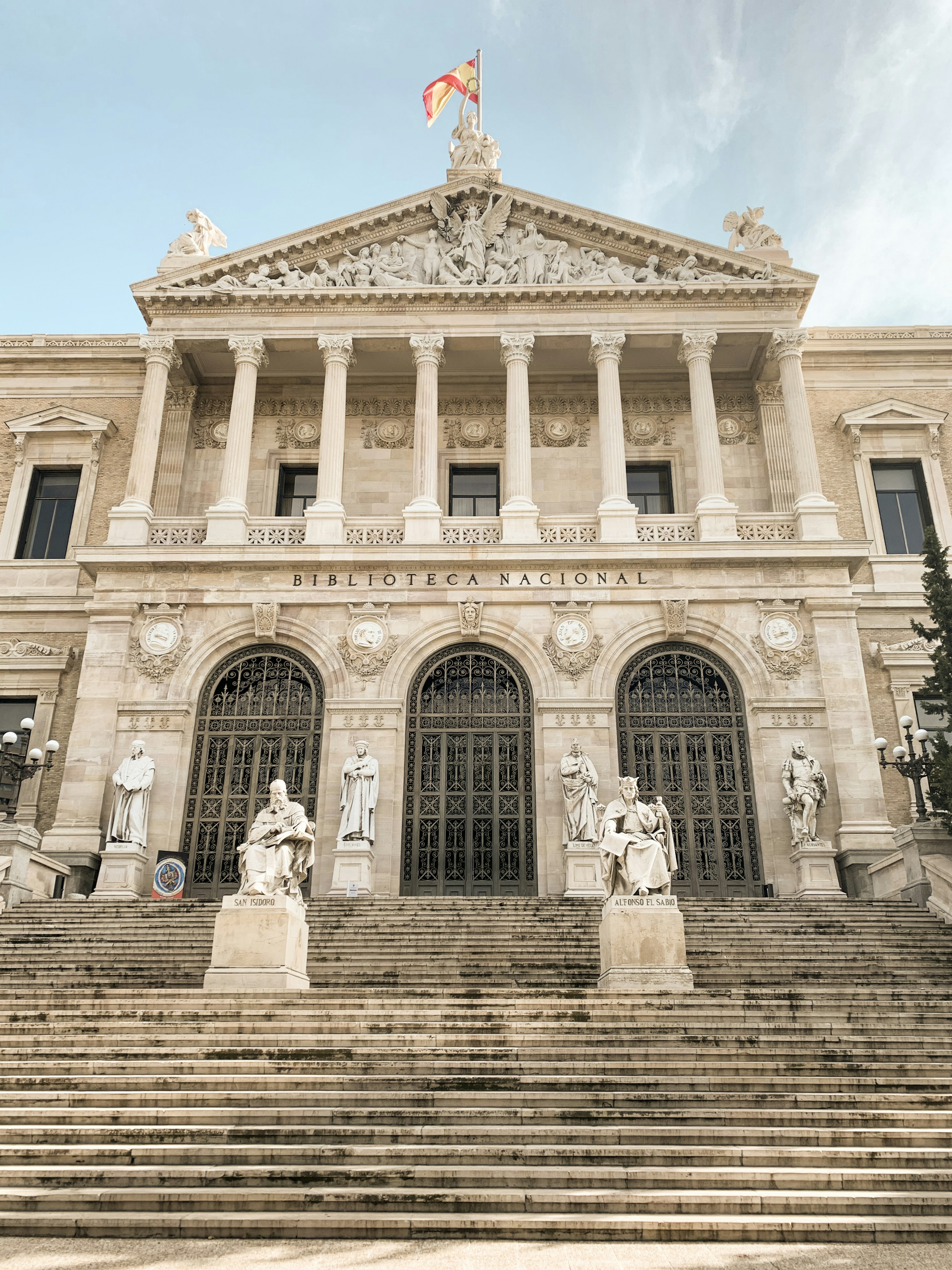 Biblioteca Nacional de España - National Library of Spain, in Madrid.