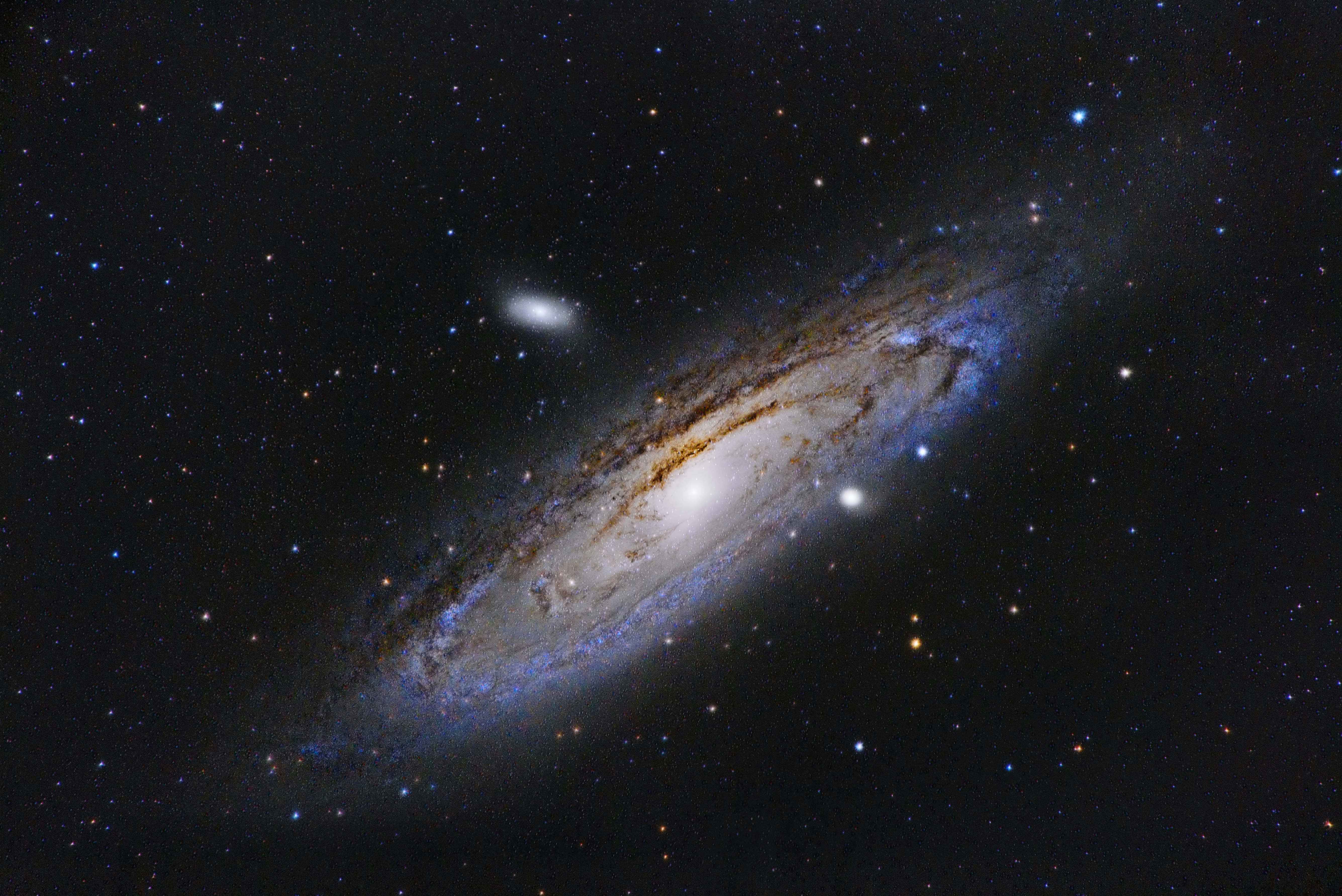 Far away Andromeda galaxy, or M31 in deep space