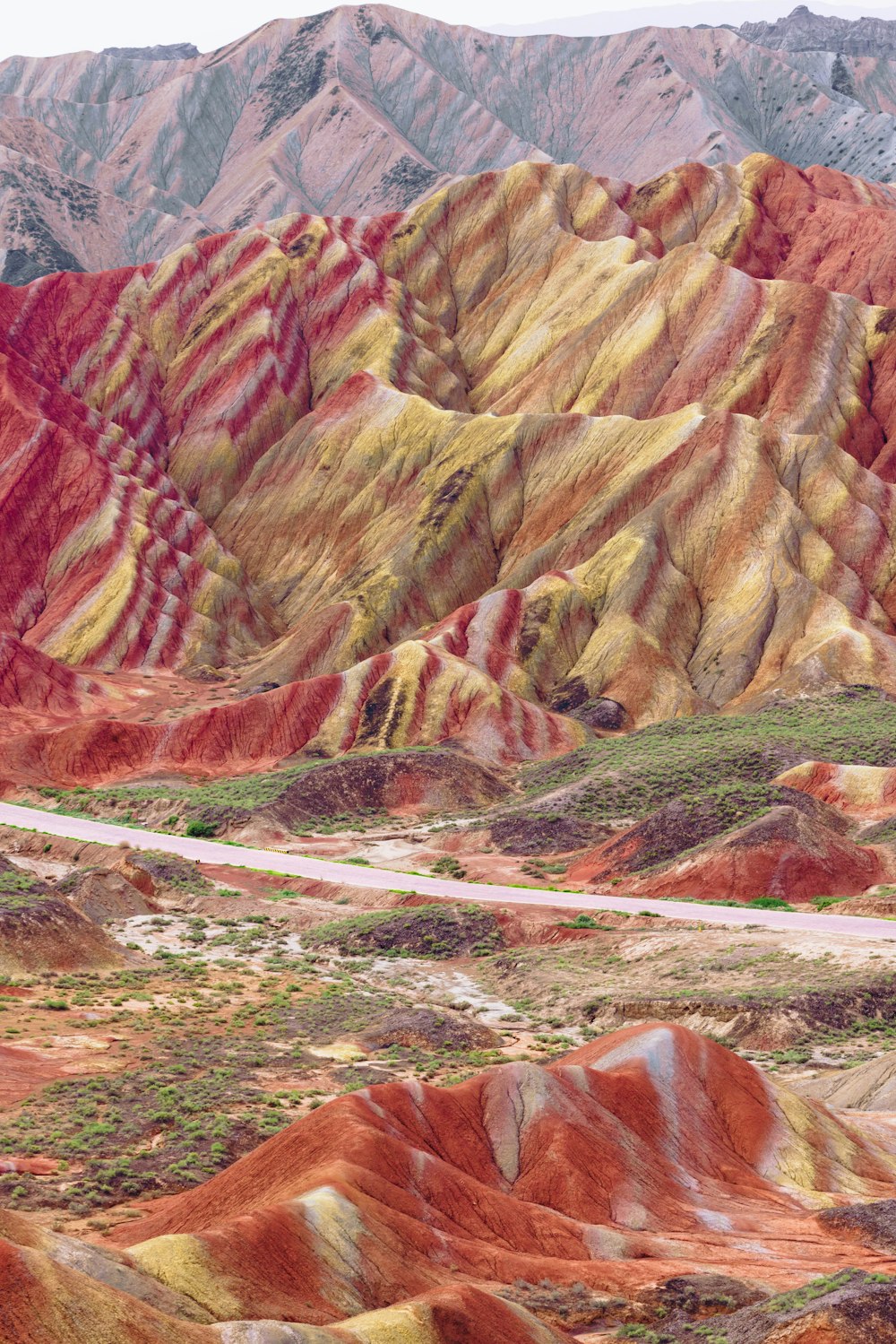 brown and green mountains during daytime