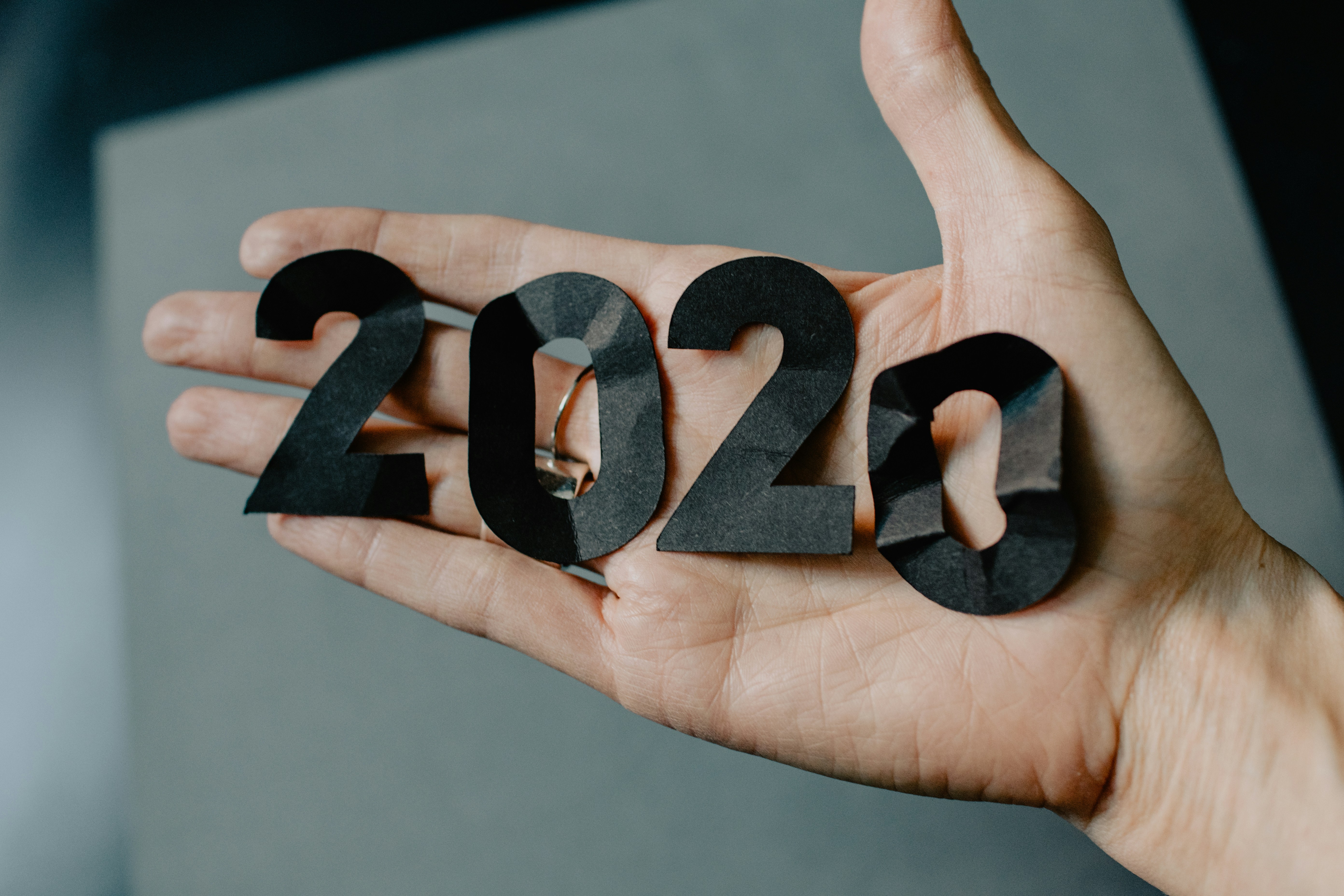 Crumpled 2020 numbers