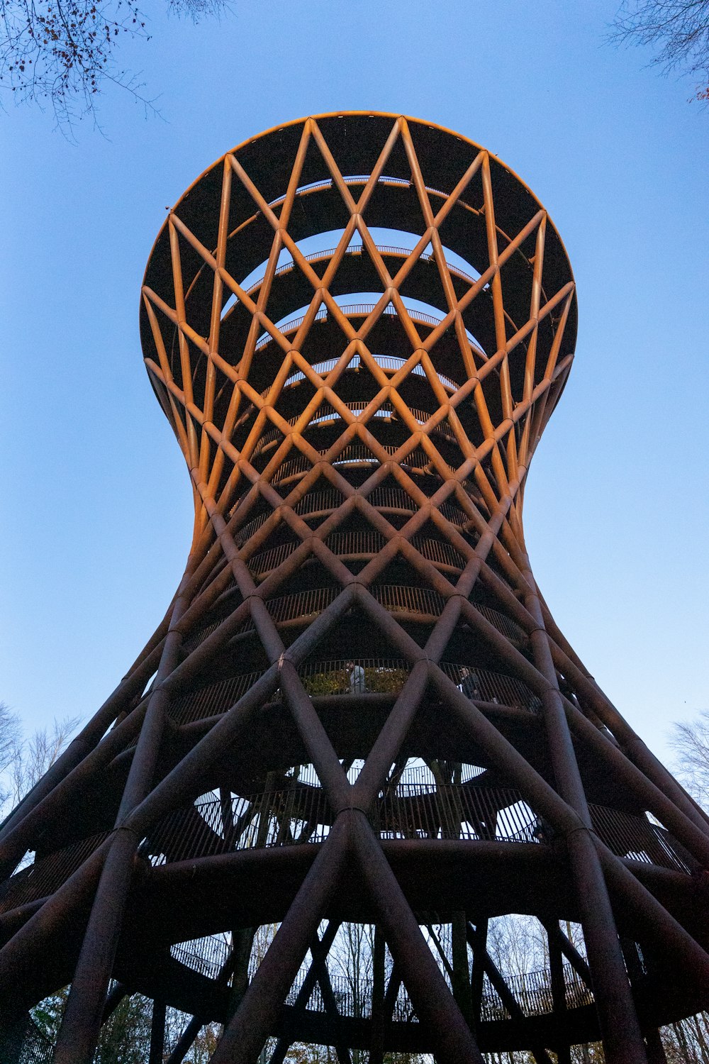 brown metal tower under blue sky during daytime