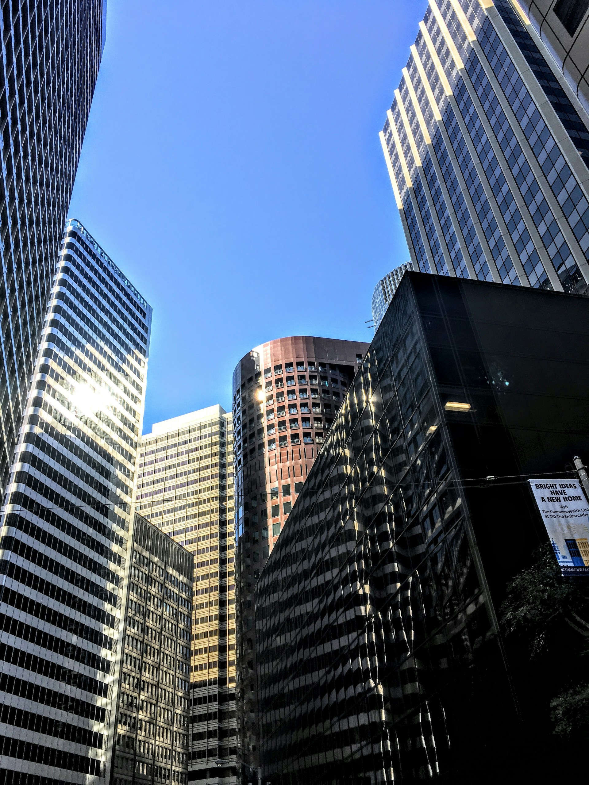 low angle photography of high rise buildings
