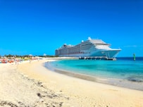 white cruise ship on sea during daytime