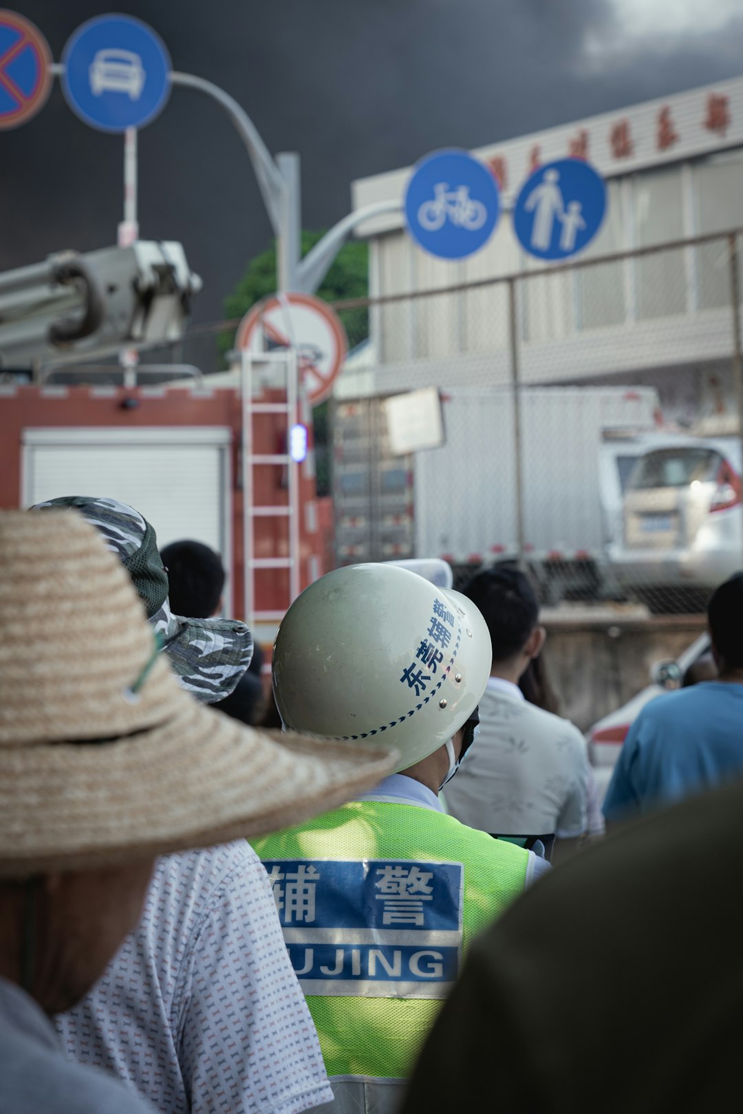 people in a street during daytime