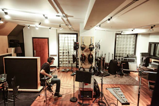 people playing musical instruments inside room
