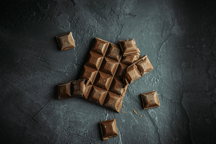 Dark chocolate pieces — visual inspiration for Chocolate