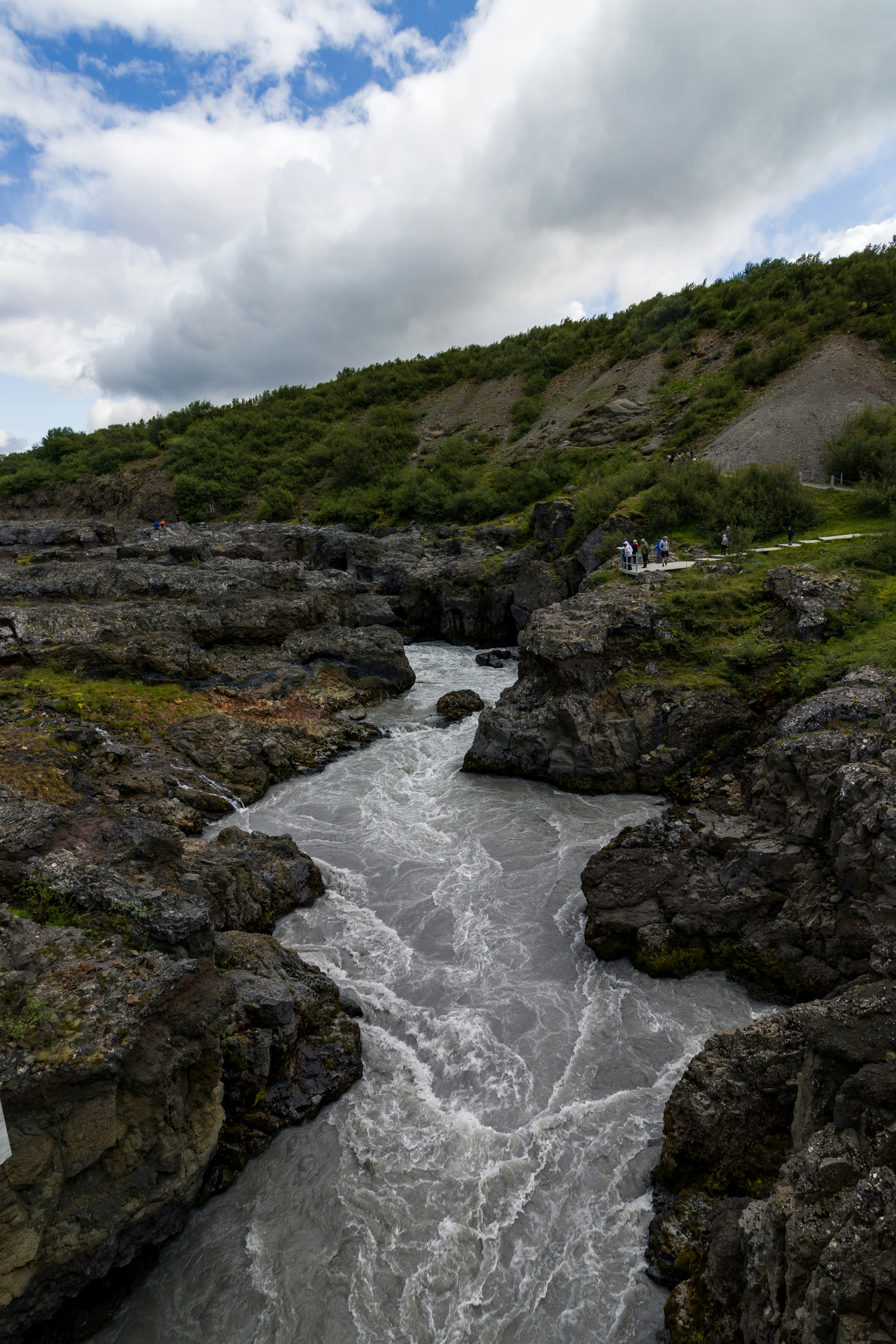 Hraunfossar Waterfalls photo 2