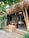 A cozy outdoor dining setup at a bamboo grill.
