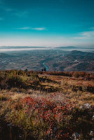 Panoramic shot of the valley with winding river visible from the property.