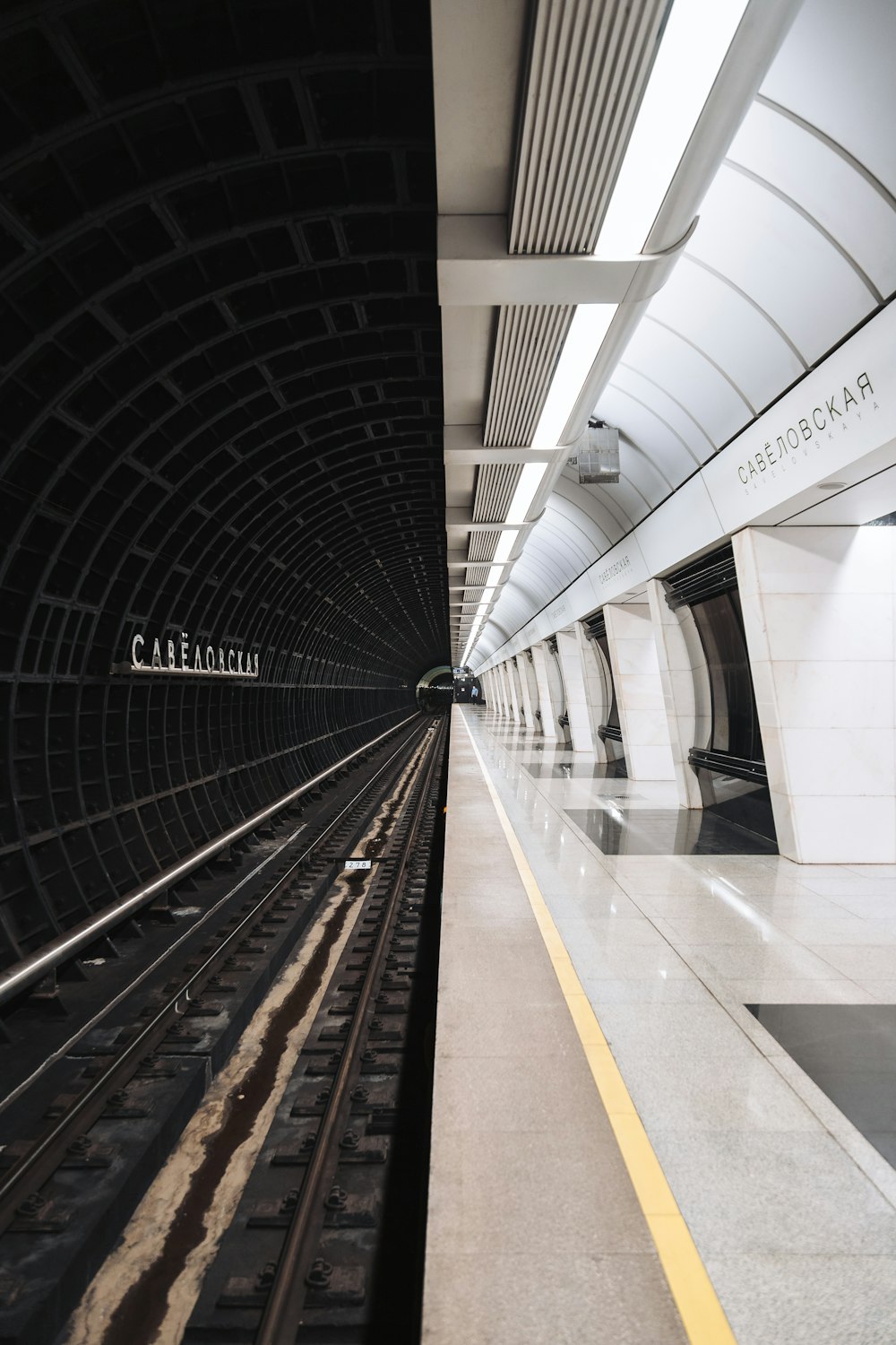 train station with no people