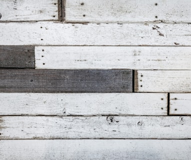 white and brown wooden surface