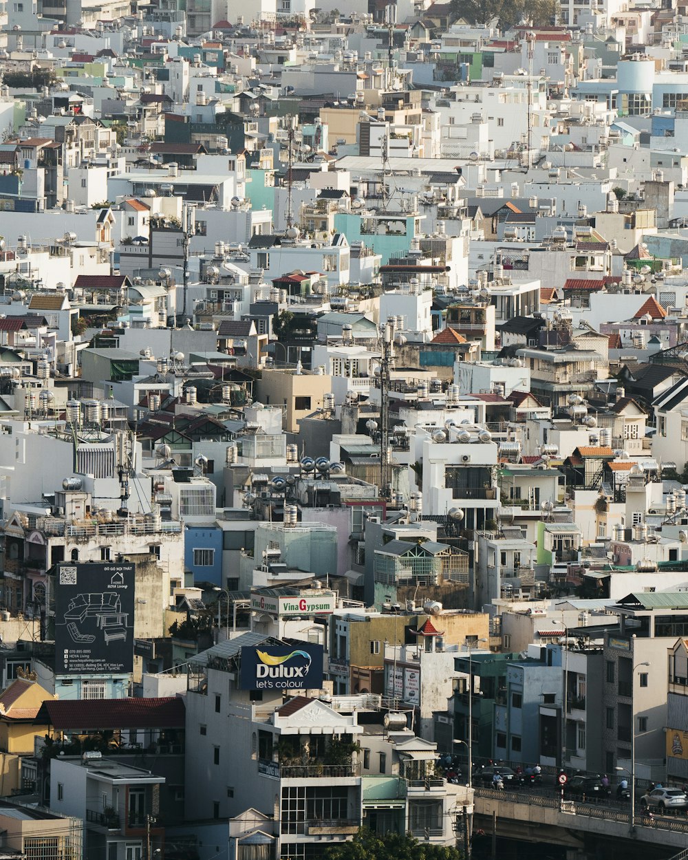 aerial view of city buildings during daytime