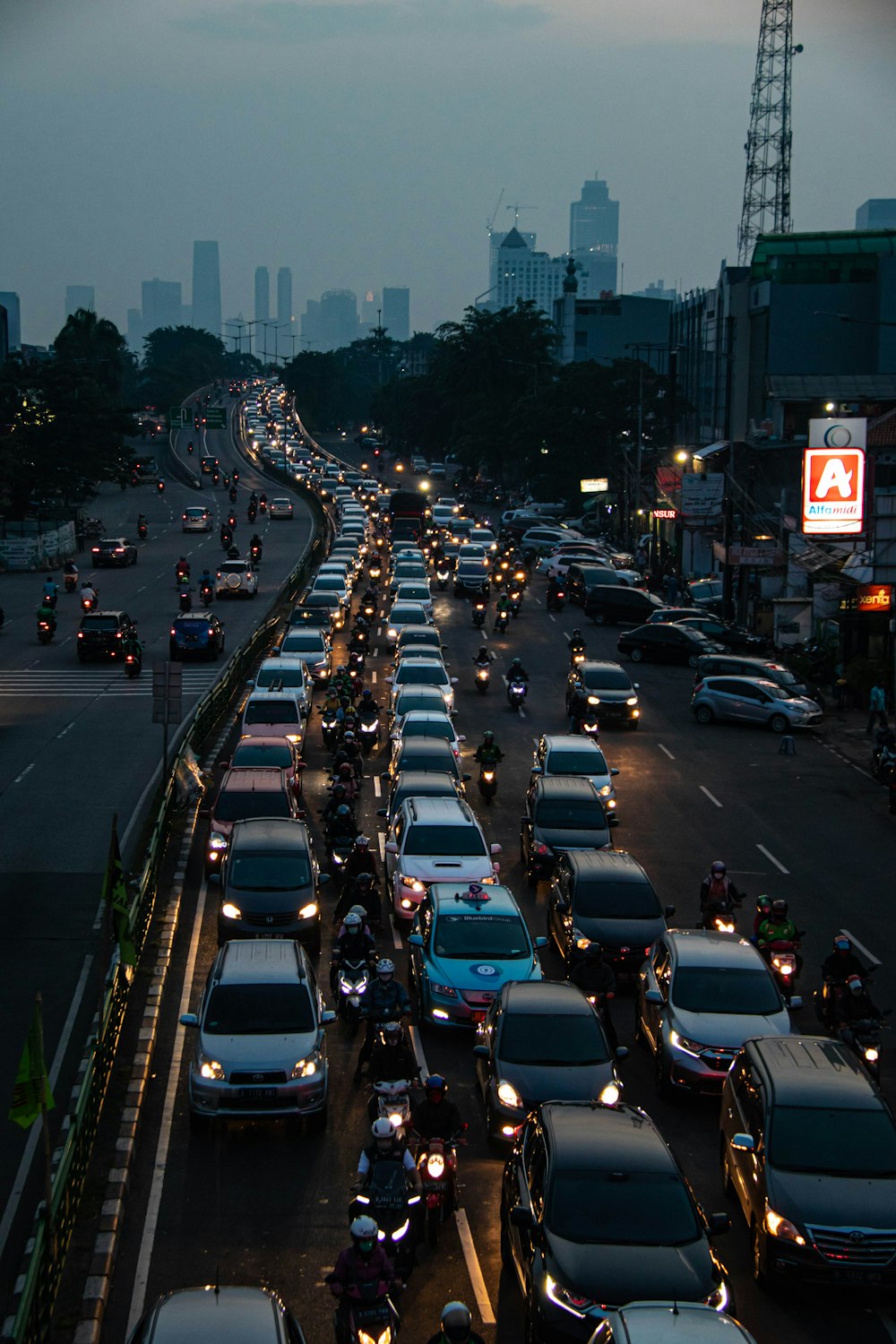 cars on road during daytime