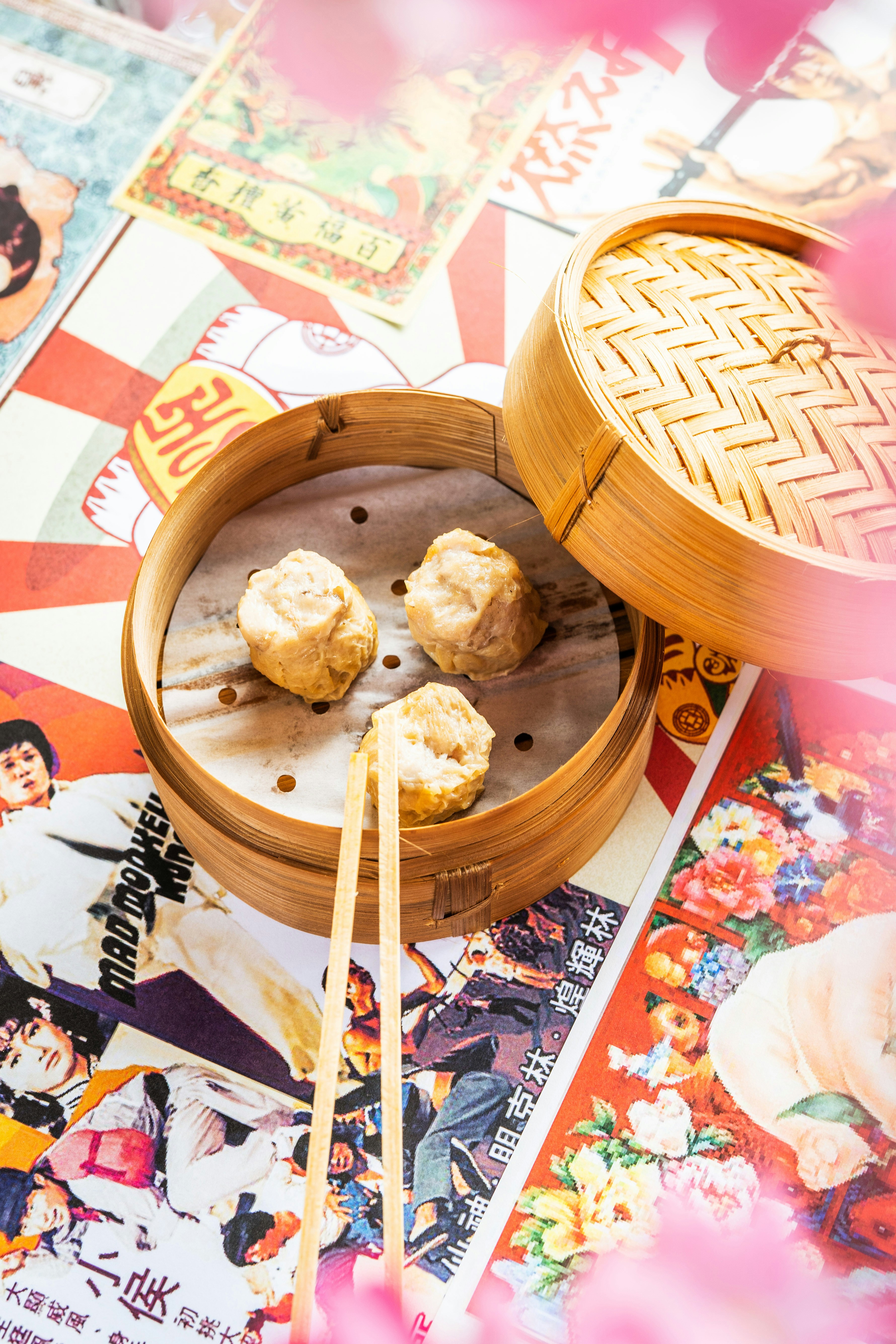 brown wooden bowl with ice cream