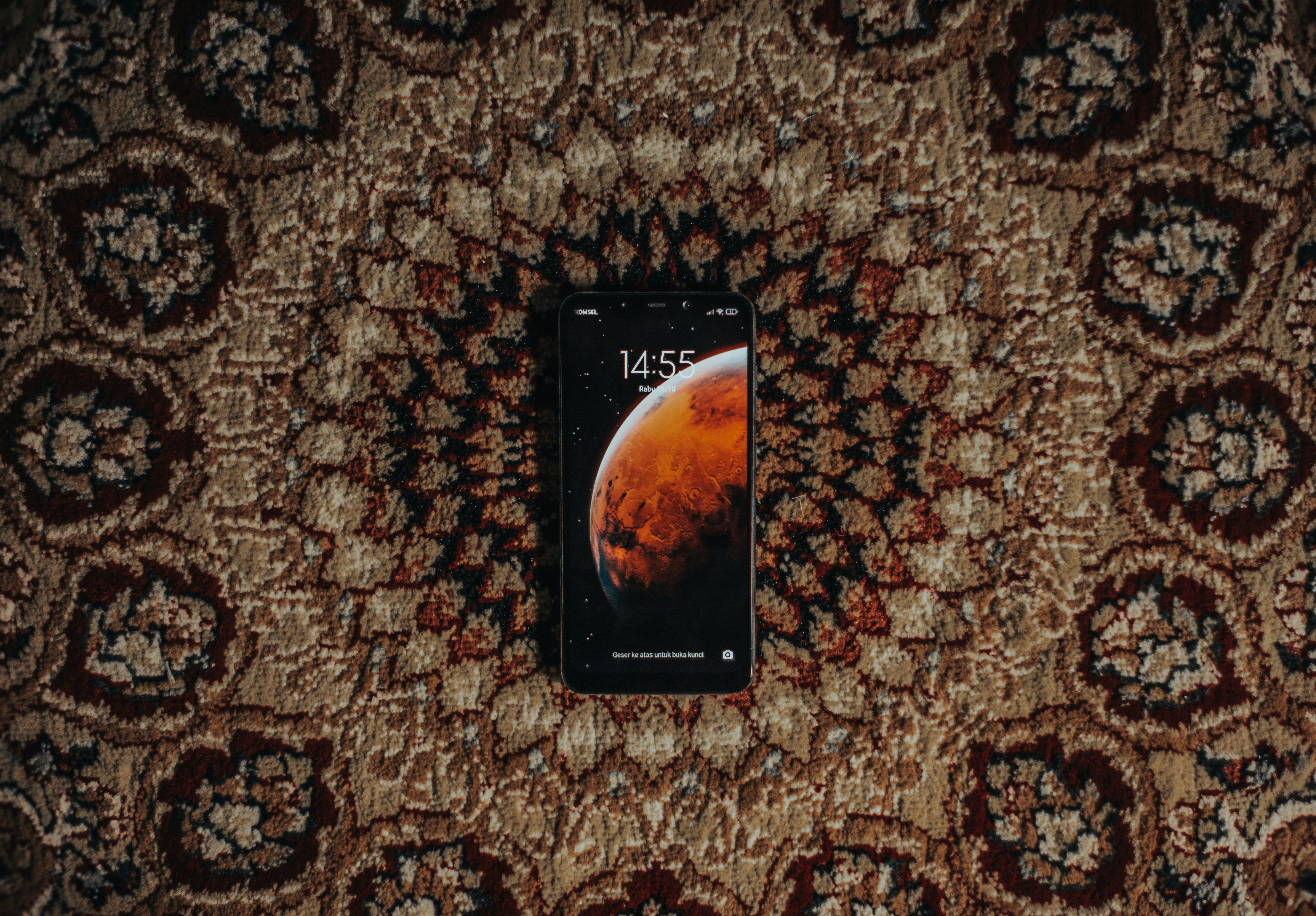 Minimalist phone screen mockup