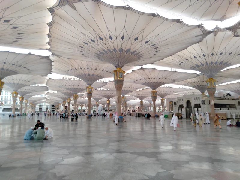 Umbrella courtyard of Masjid an-Nabawi, Madinah