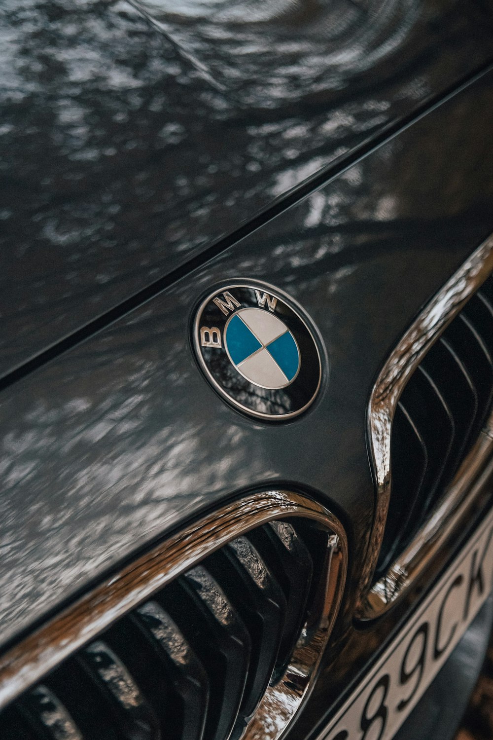 black and silver bmw car