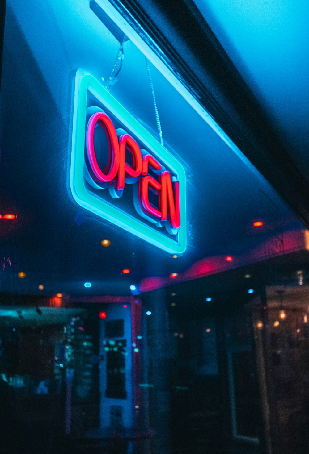 purple and pink love neon light signage