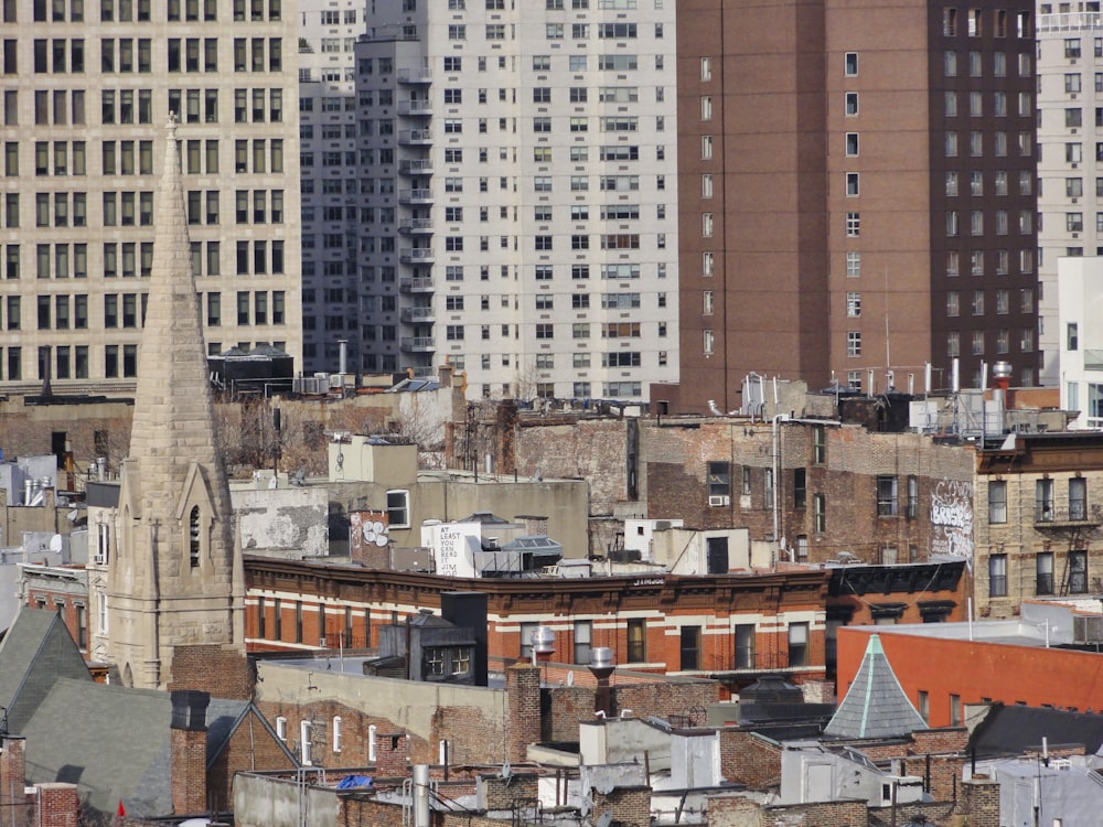 high rise buildings during daytime