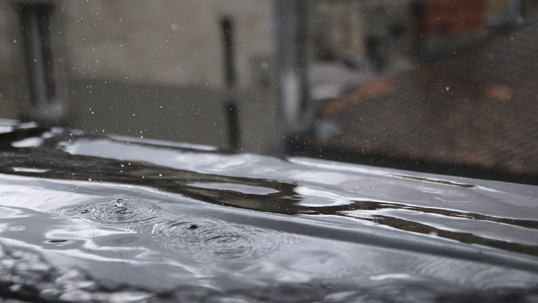 water droplets on clear glass