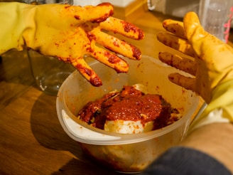 fried fries on white ceramic bowl