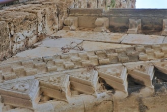 A close-up of sacred geometry patterns integrated into architectural elements.