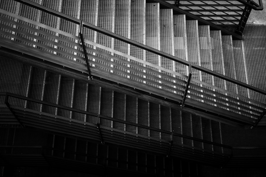 grayscale photo of high rise building