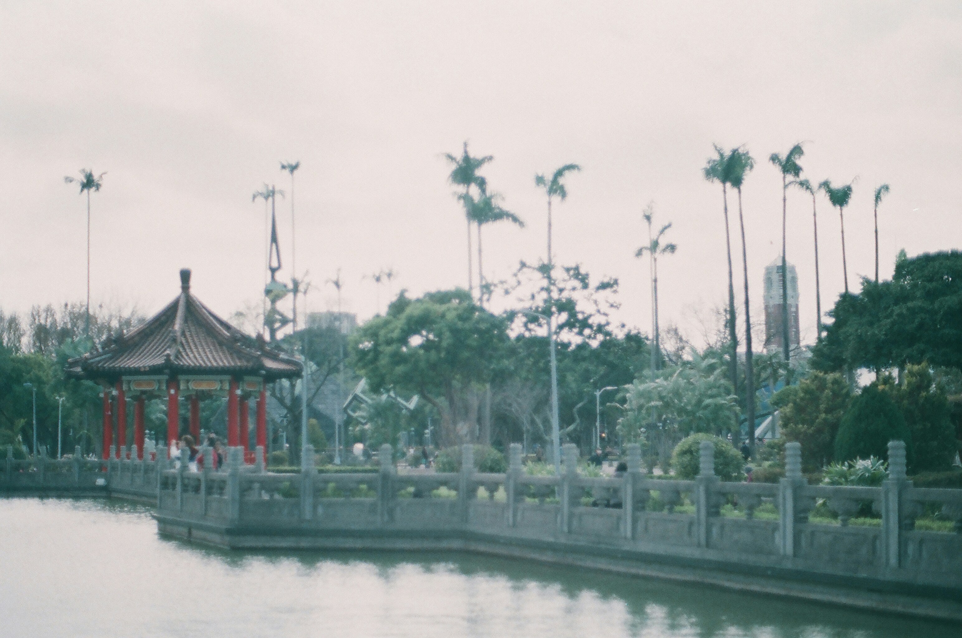 red and white house near body of water