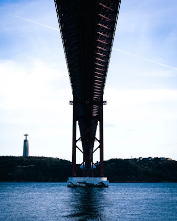 Sunset view over Rio de Janeiro's iconic Christ the Redeemer statue