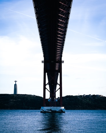 Sunset view over Rio de Janeiro's iconic Christ the Redeemer statue.