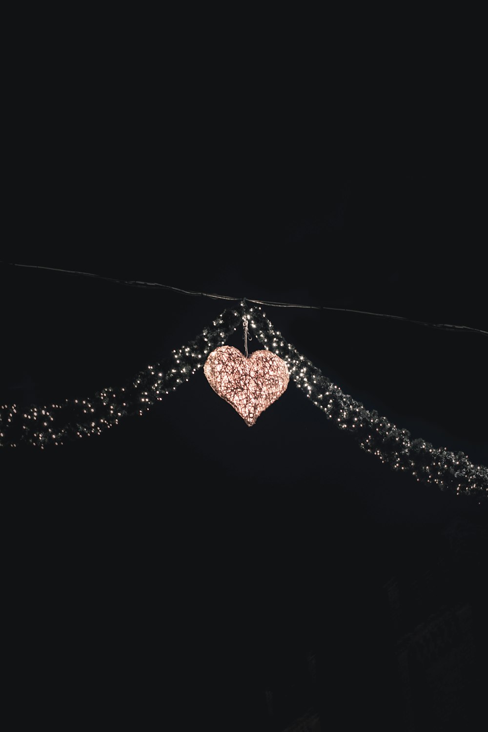 Collier pendentif coeur argent et diamant