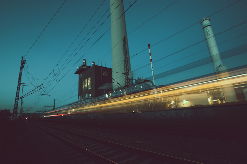 time lapse photography of cars on road during night time