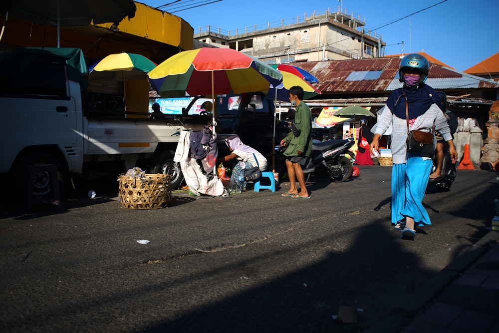 people walking on street during daytime