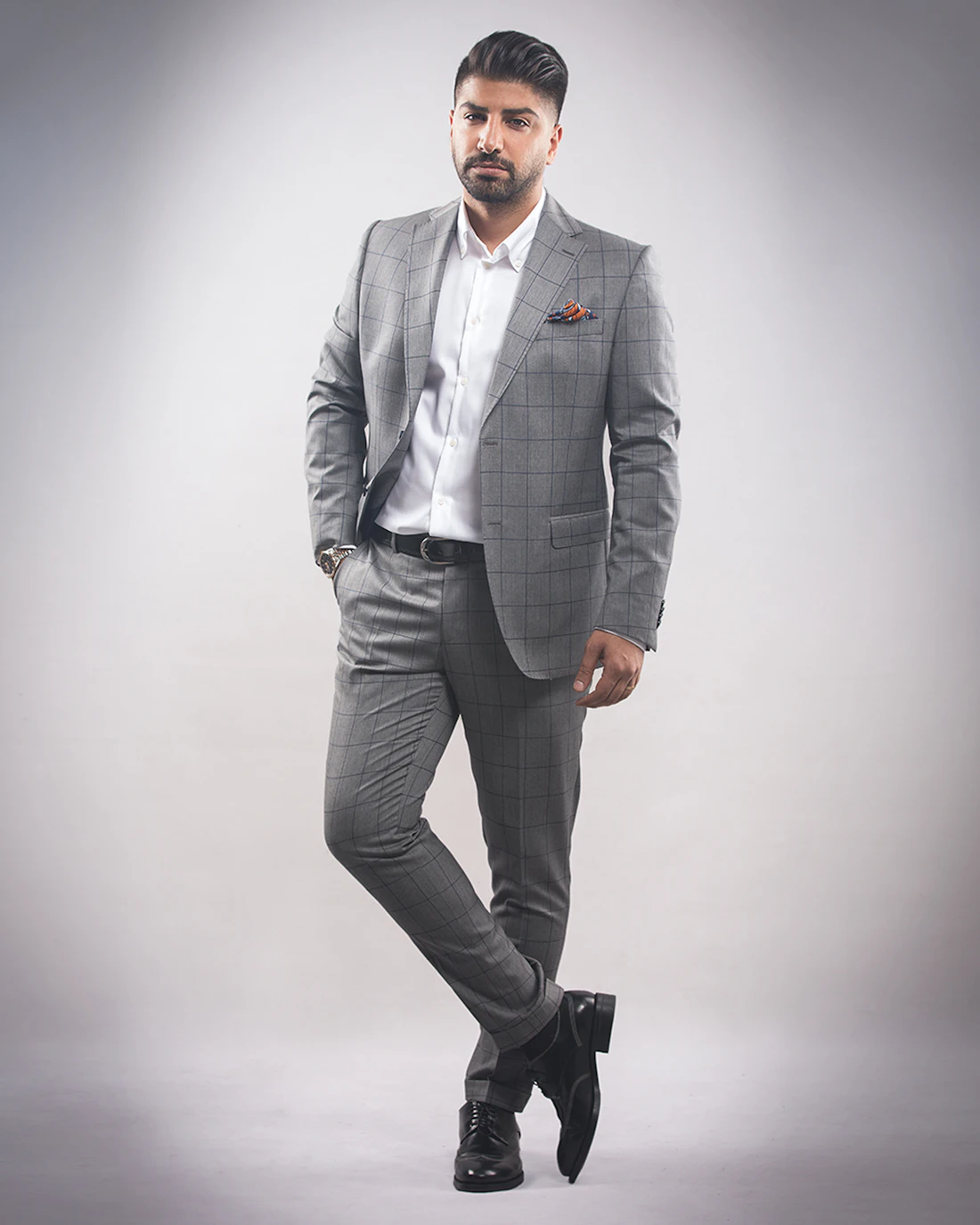 Light Grey Wedding Suit