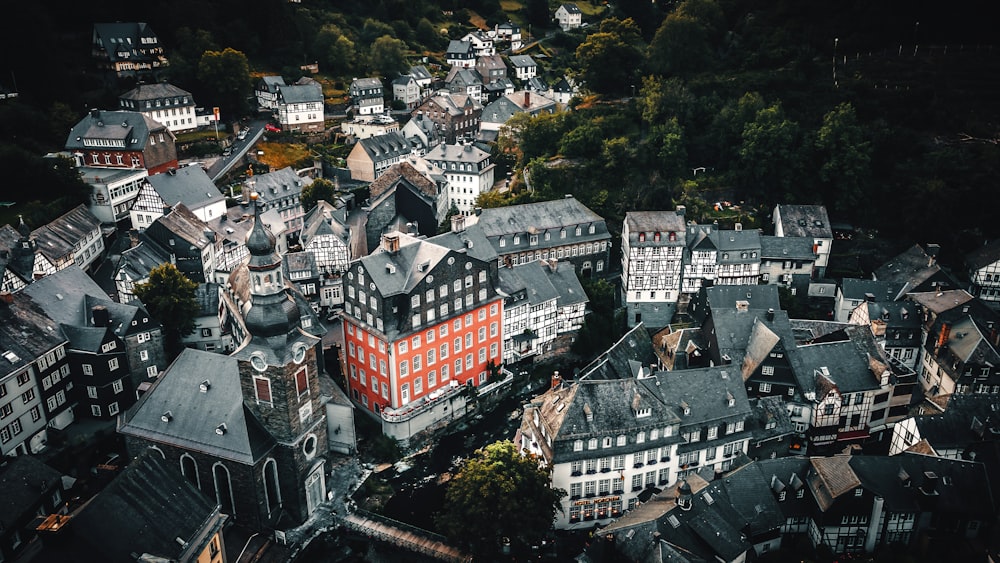 aerial view of city buildings during daytime