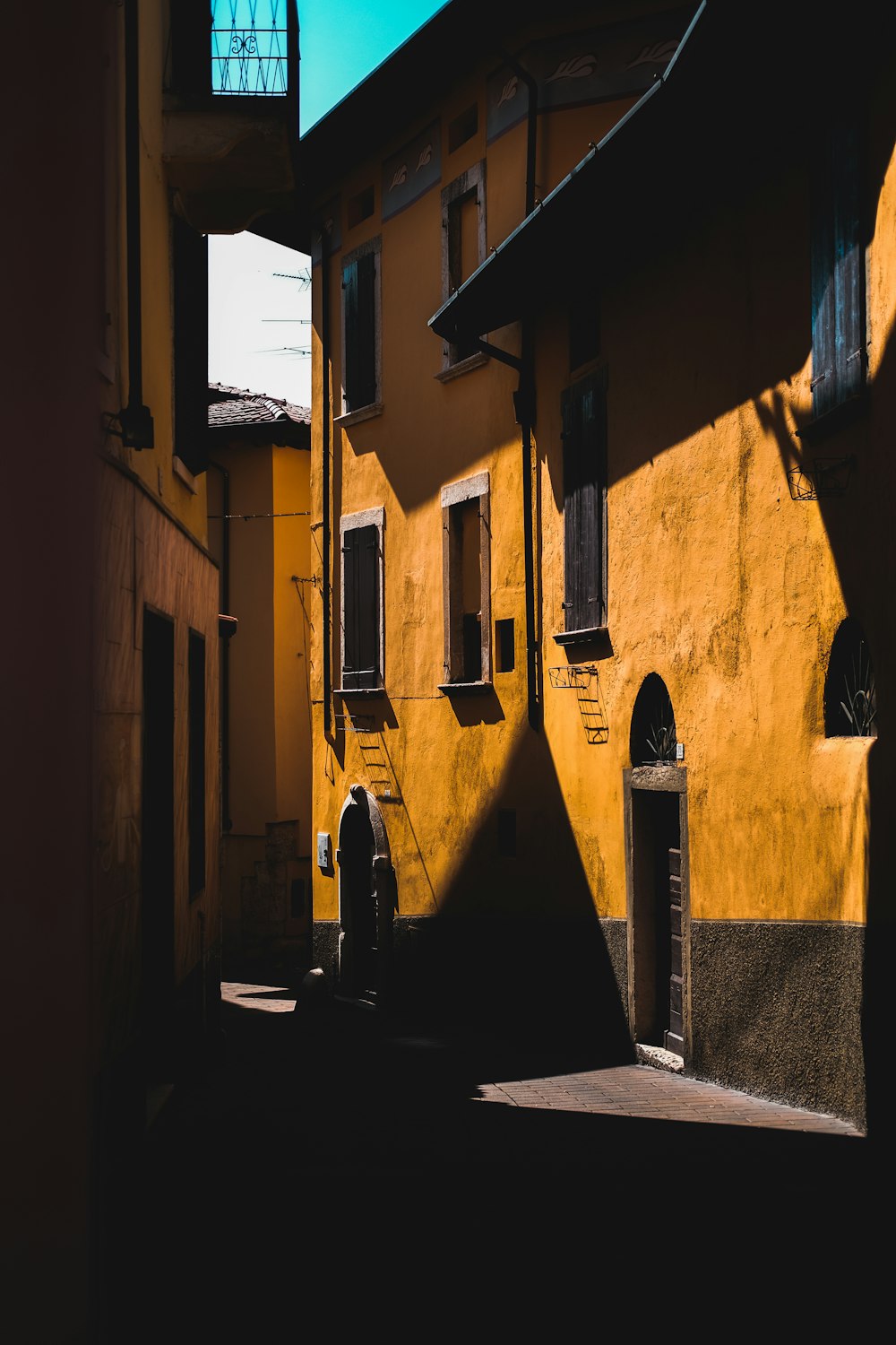 yellow concrete building during daytime