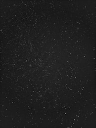black and white stars during night time