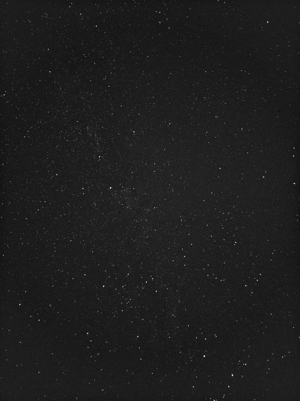 black and white stars during night time