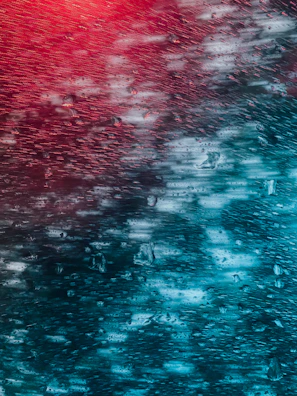 A vibrant close-up of colorful textures blending seamlessly.